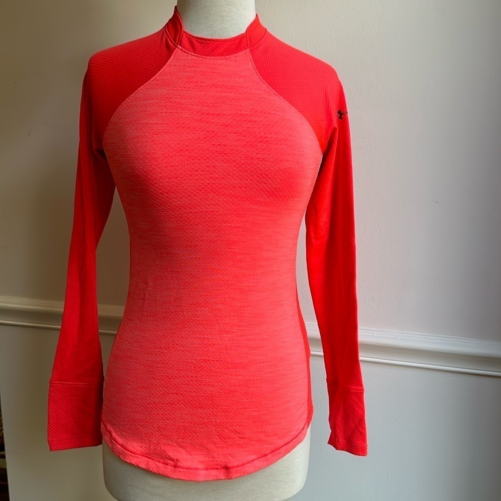 Under Armour Coldgear Reactor Long Sleeve Athletic Running Top Size XS EUC